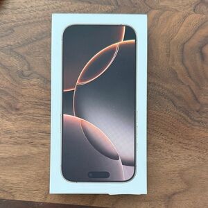 Apple iPhone with Black and Gold Design BOX ONLY